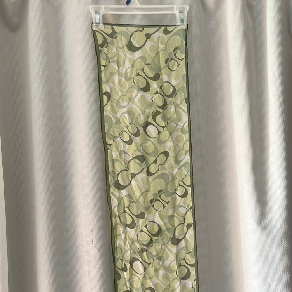 Coach chiffon scarf